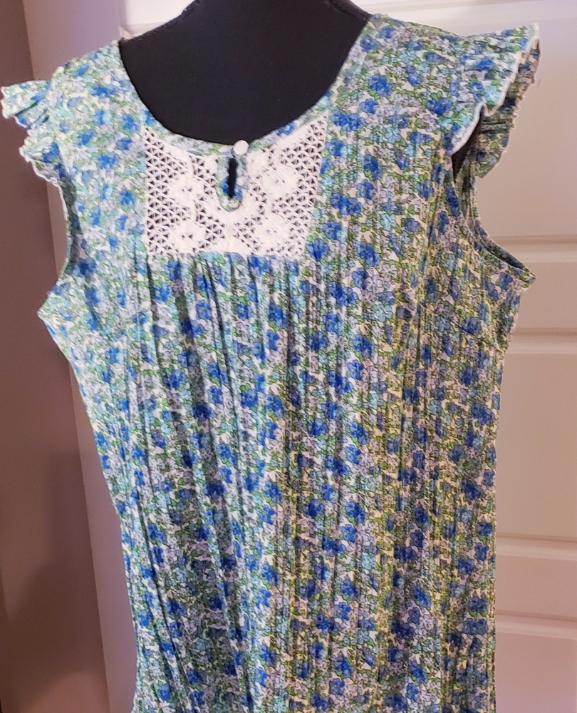 Art & Soul Mini Floral Print Top